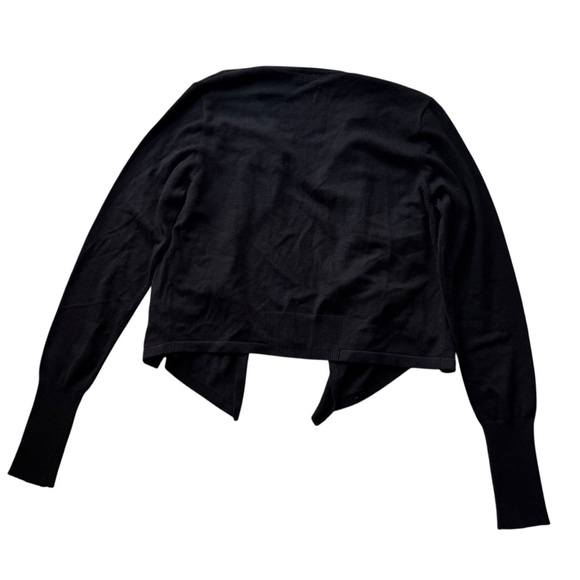 Express Cardigan Sweater Open Front Black Size Small NWT Lightweight - Picture 7 of 8